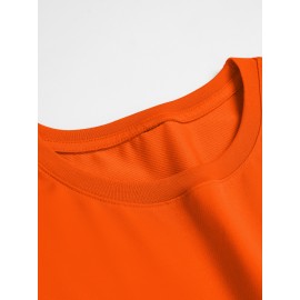 Men's Casual Short Sleeve T-Shirt with Bold 