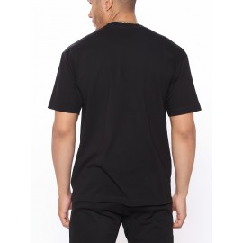 Men's Hustle Graphic T-Shirt - Casual Streetwear Style, Unisex Short Sleeve Tee with Bold Money Print, Lightweight Polyester Blend, Summer Essential for Men and Women, Unisex Tshirt | Bold Print Shirt | Money Theme Apparel