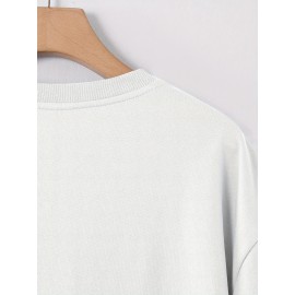 [Men's Slogan T-Shirt] Soft Polyester Men's Street Fashion T-Shirt | 