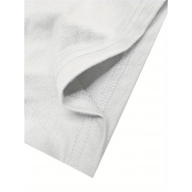 [Men's Slogan T-Shirt] Soft Polyester Men's Street Fashion T-Shirt | 