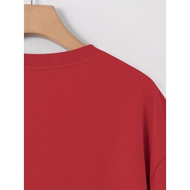 [Men's Slogan T-Shirt] Soft Polyester Men's Street Fashion T-Shirt | 