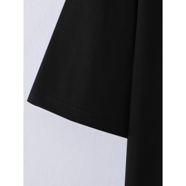 [Men's Slogan T-Shirt] Soft Polyester Men's Street Fashion T-Shirt | 