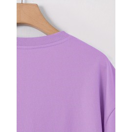 [Men's Slogan T-Shirt] Soft Polyester Men's Street Fashion T-Shirt | 