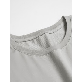 Men's Casual Short Sleeve T-Shirt with 