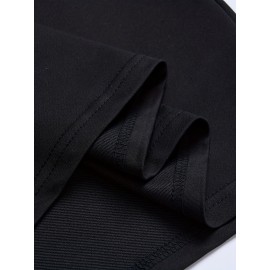 Men'S Vibrant Orange Graphic T-Shirt - 