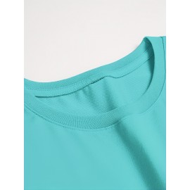 Men'S Vibrant Orange Graphic T-Shirt - 