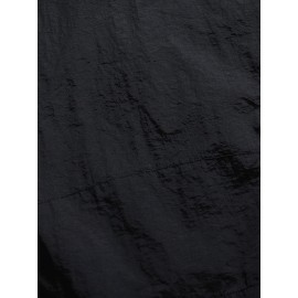 1pc Men's Casual Hooded Jacket, Solid Color, Long Sleeve, Regular Fit, Non-Stretch Fabric, Multiple Pockets, Woven Outerwear for Spring/Fall